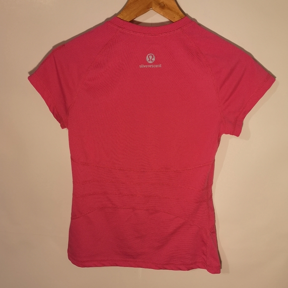 Lululemon S/S Silverescent Running Shirt Size 4 - Picture 5 of 6